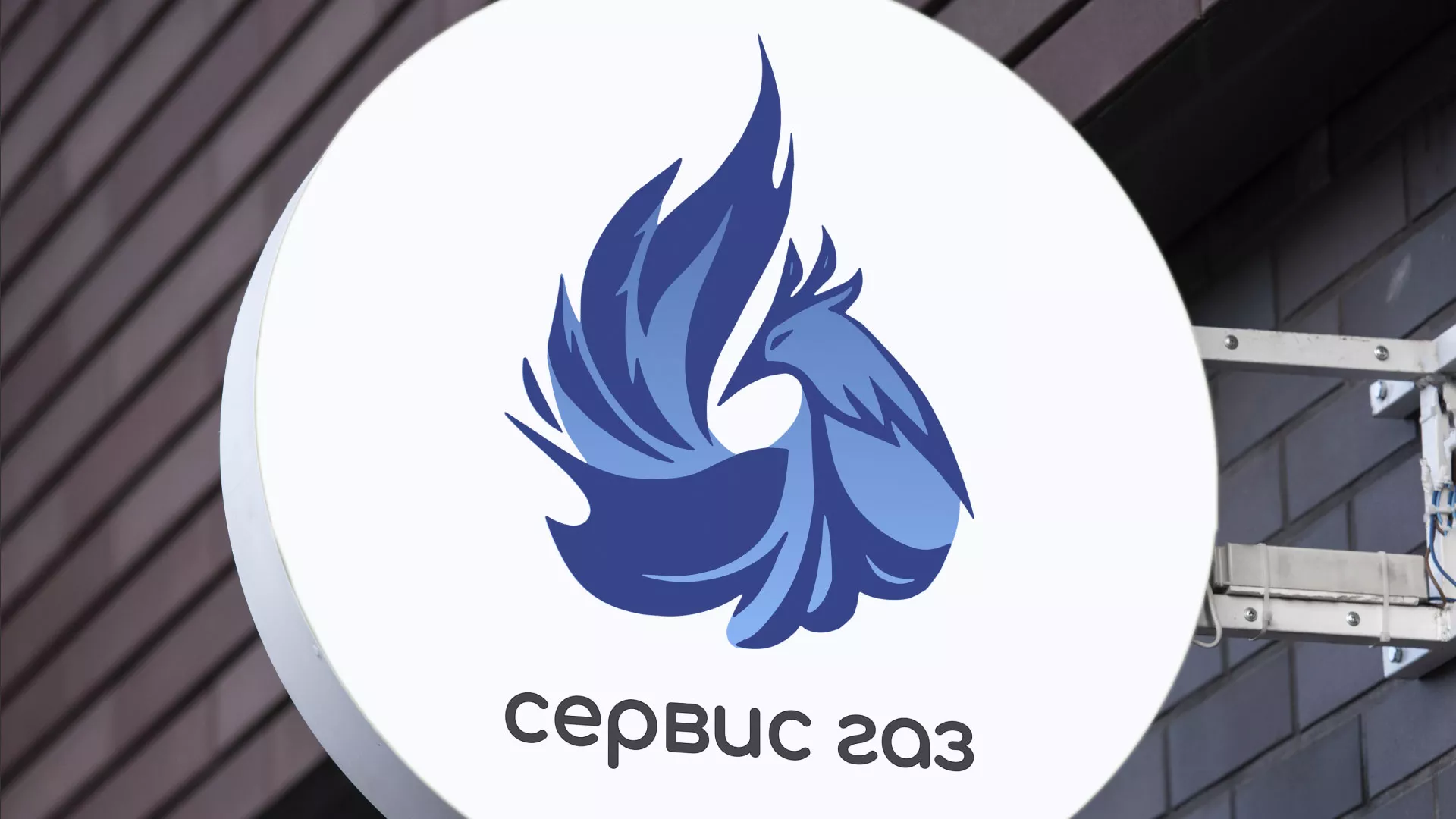 Создание логотипа «Сервис газ» в Радужном